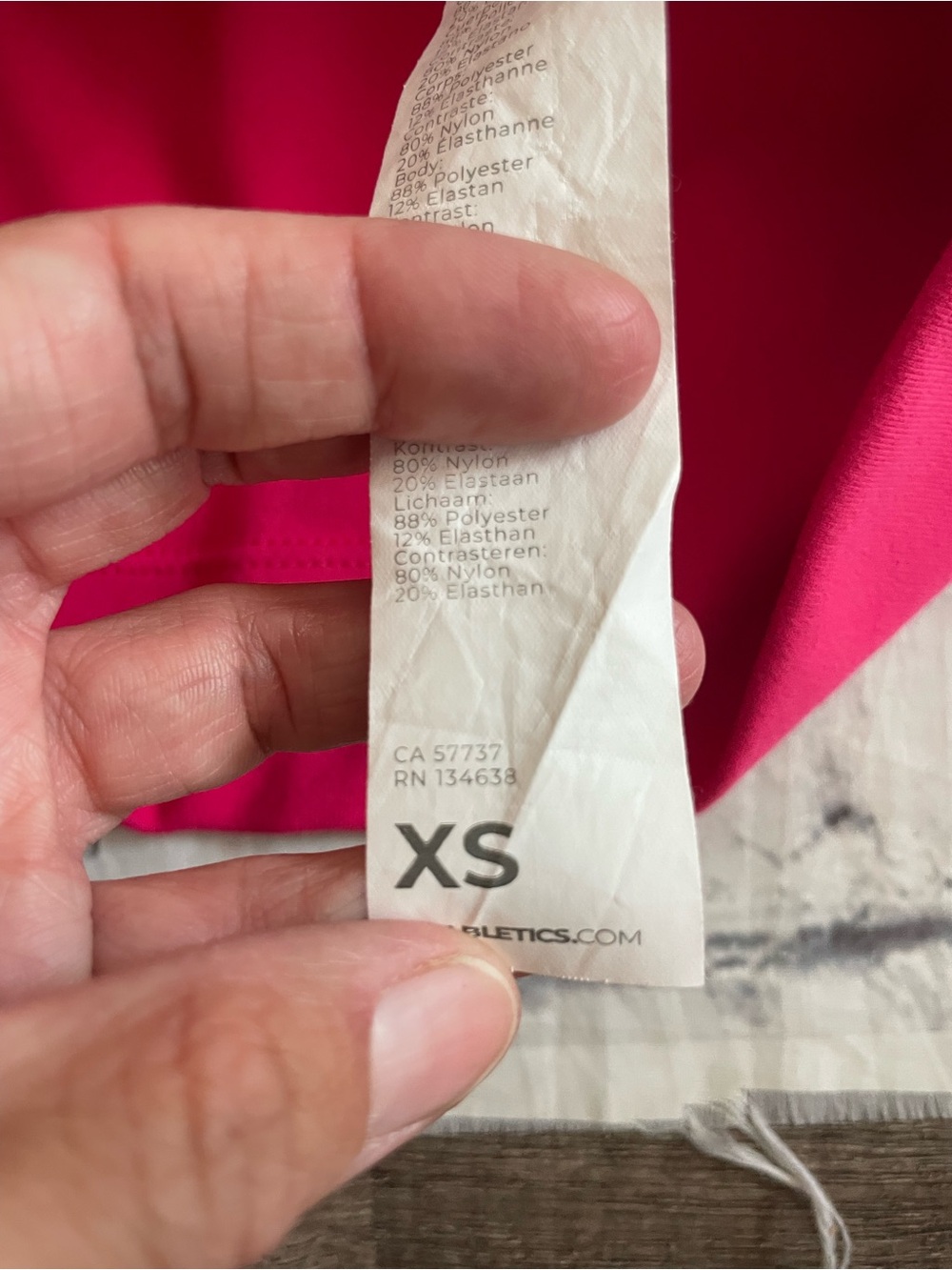 Fabletics Hot Pink Powerhold Athletic Shorts - Picture 5 of 8